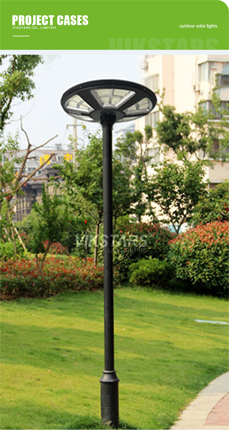 Все в одном яркие круглые садовые солнечные фонари IP65 водонепроницаемый с датчиком движения