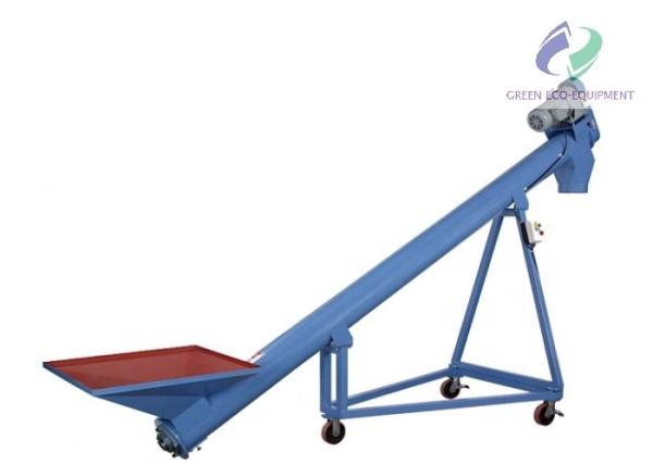 High Efficiency Sand Screw Conveyor , Powder Screw Conveyor Heat Resistant