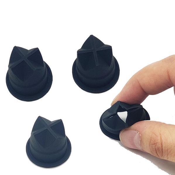 Clapet en silicone médical en forme de bec de canard, valve unidirectionnelle croisée