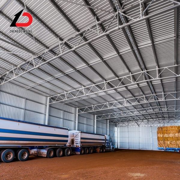 BS Hot Rolled Prefabricated Steel Buildings Black H Beam Workshop