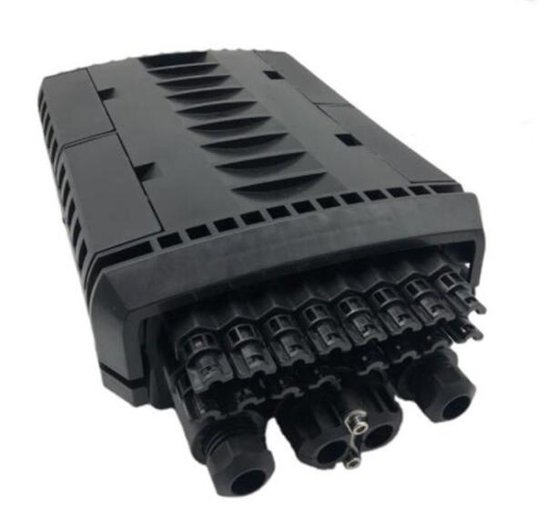 FRPP IP68 Optical Fiber Distribution Box 16 Fibers 4 Inlet 16 Outlet