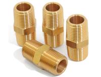 3/8 de bronze contínuo masculino do NPT encanta o adaptador de bronze igual da tubulação dos bocais
