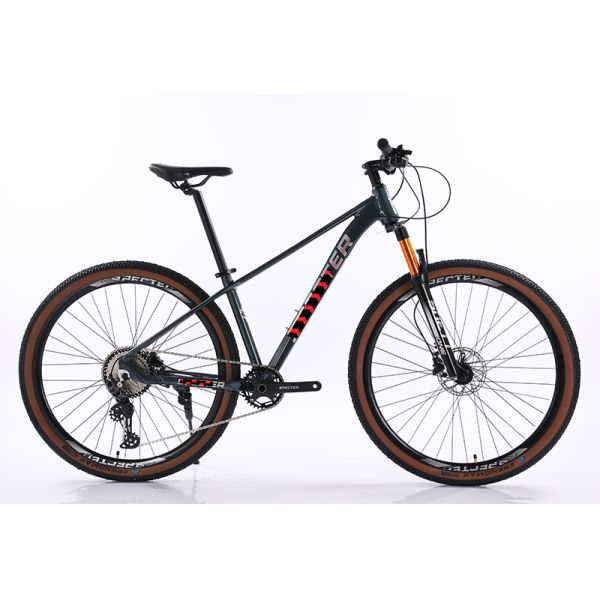 Aluminium Alloy Hollow Crankset Bicycle with SHIMANO Hydraulic Brake and Wire-controlled Air Lockable Fork