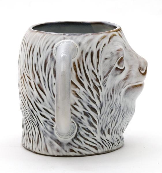 Novo produto 2025 3D CUP decoração animal cerâmica de café 3D caneca