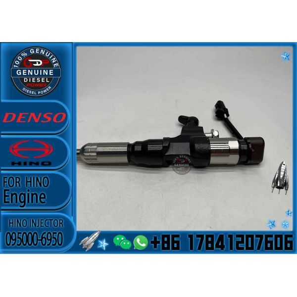 Injecteurs diesel Denso Buse Assy 095000-6951 095000-6952 095000-6593 095000-6950 Pièces pour excavatrice Hino J08 J05D Kobelco