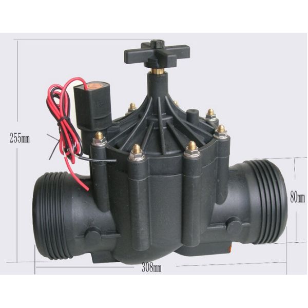Фланец воды вольта 80мм соленоида 12в 24 полива клапан соленоида 3 дюймов