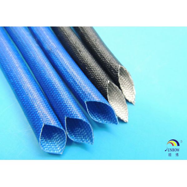 Flame Resistant Acrylic Fiberglass Sleeving for Wire Insulation , Colorful Electrical Sleeve , Wire Harness