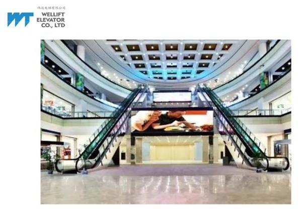 Travel Height ≤8000MM Heavy Duty Escalator With Step Loss Protection Device
