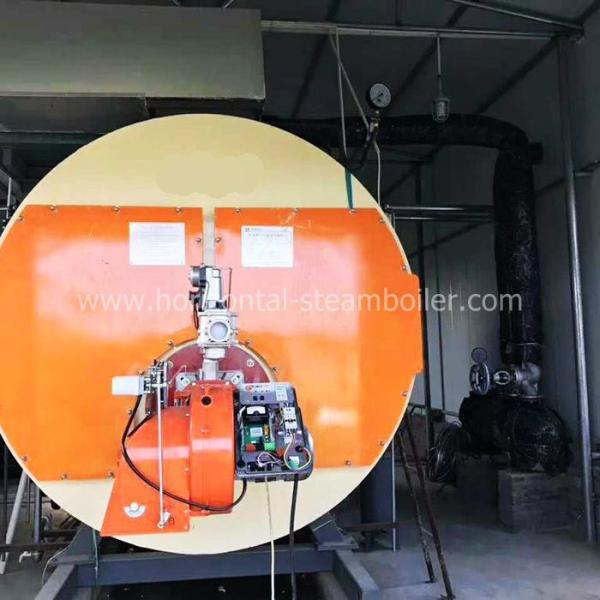 Fire Tube 3 Pass Industrial Natural Gas Steam Boiler For Food Industry Low Pressure