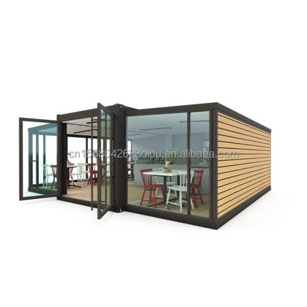 Structure principale Tubes d'acier galvanisées carrées Modules de conteneurs pour les cafés d'hôtels modernes en Australie