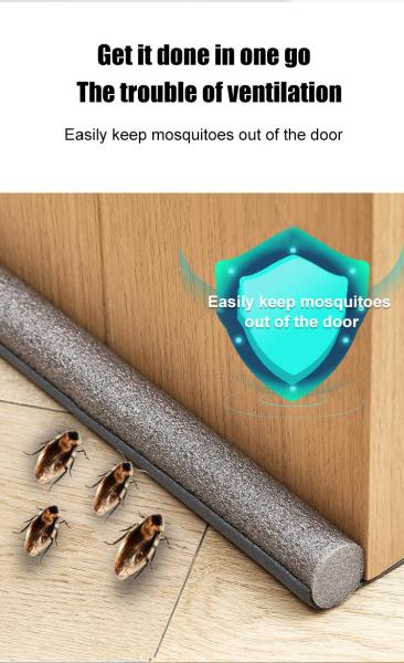 EVA Waterproof Door Draft Stopper Double Sided Draught Excluder 93cm