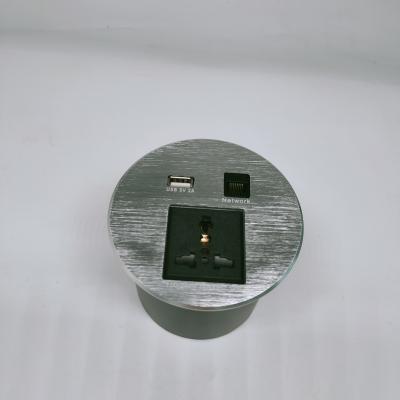 Office Essential Power Desk USB Socket Outlet Multimédia Extension du système d'exploitation