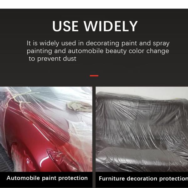 Moisture Proof High Temperature Outdoor Maskeleme Taped Auto Paint Film Refinish Masking Paper