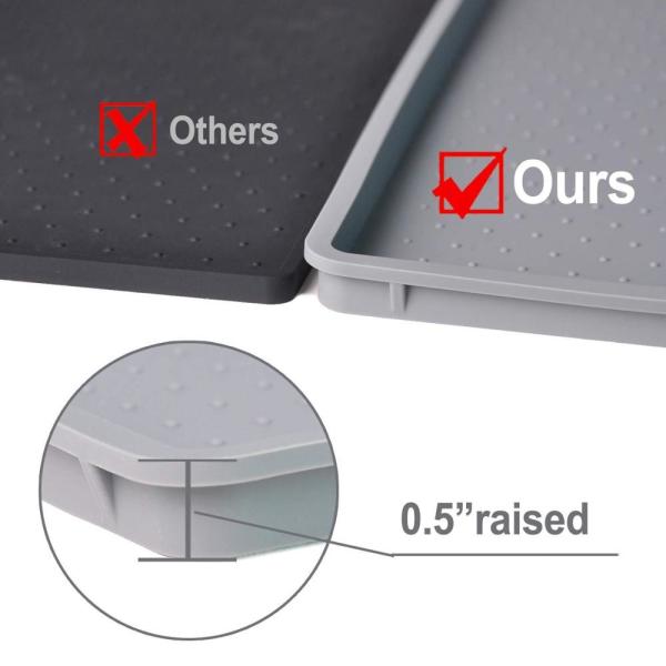 Customized Silicone Dog Cat Mat Non-stick Food Pad Waterproof Silicone Pet Feeding mat