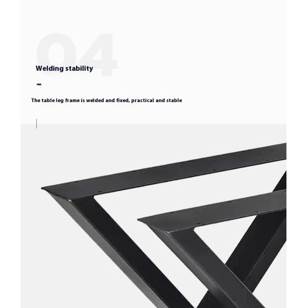Professional Hardware Home Desk Feet Square Table Frame Furniture Leg Metal Table Legs