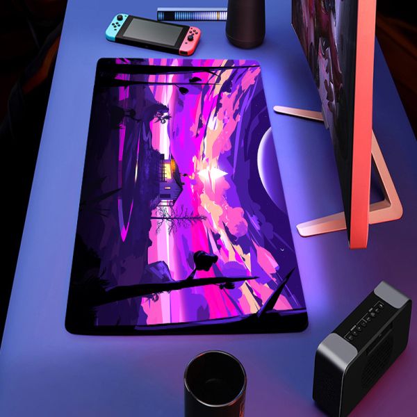 Custom Logo Xl Xxl Xxxl Extended Non Slip Nature Rubber Gaming Mouse Pad with Printing