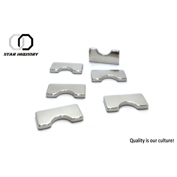 Ímãs especiais personalizados da indústria do ímã de NdFeB da forma com revestimento do níquel