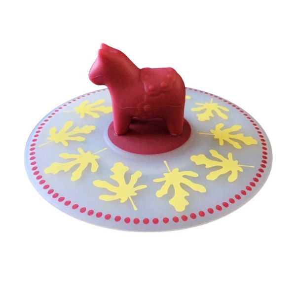 Пластмасса многоразовой безвкусной крышки чашки силикона универсальная свободная