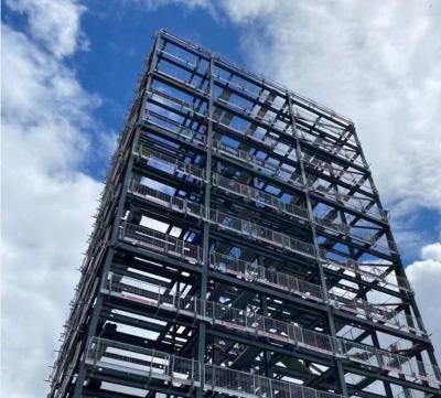 Weather Proof Prefab Business Building Steel Frame Commercial Building OEM Service