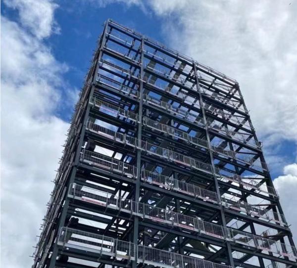 High Security Steel Structure Public Buildings Large Prefab Metal Buildings