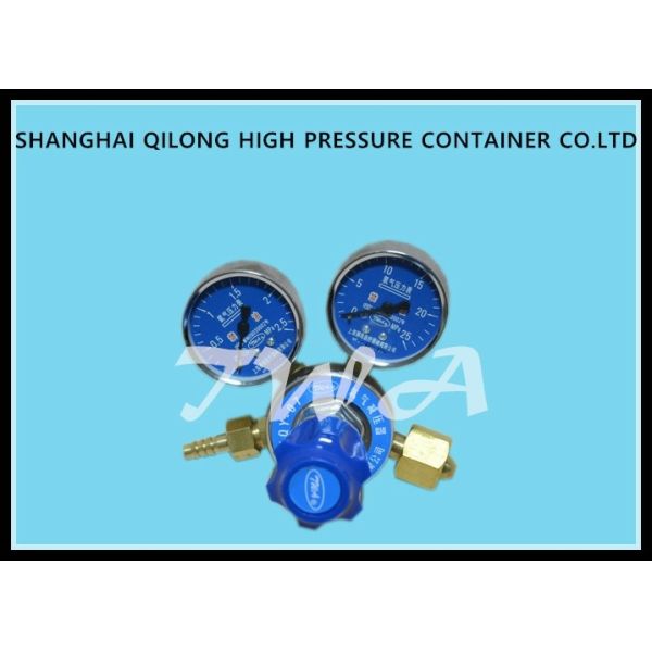 Blue Oxygen Industrial Gas Regulator Air Pressure O2 Cylinder Regulator