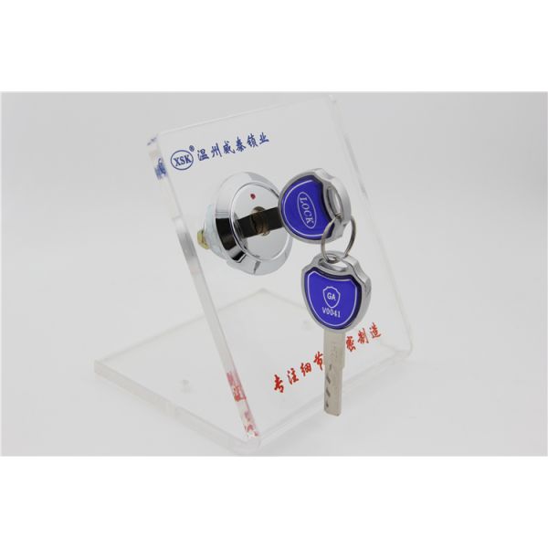 Novel Design Cabinet Door Locks , 25.5mm Office Furniture Locks  Zinc Cylinder