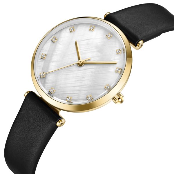 32mm Small Dial Women'S Quartz Watch Fashion Multicolor Leather Strap For Matching