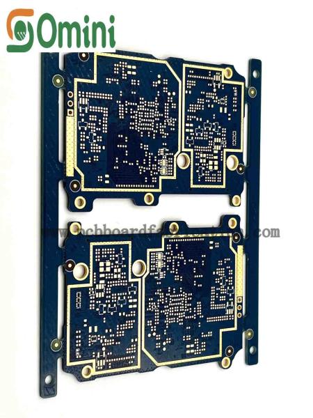 Fabricação Soldermask azul da placa do PWB do OEM 6L para o módulo de controle eletrônico