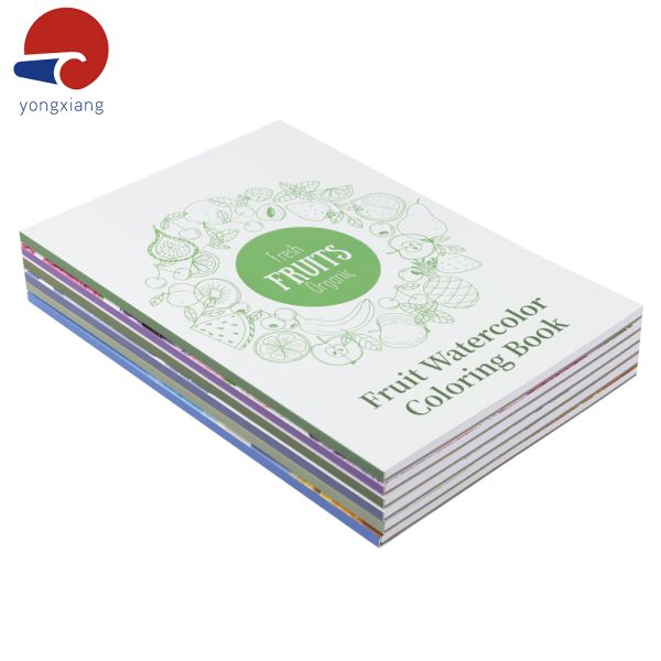 OEM Coloring Book Printing Services Saddle Stitch / Perfect Binding / Spiral Binding Personalized Coloring Book