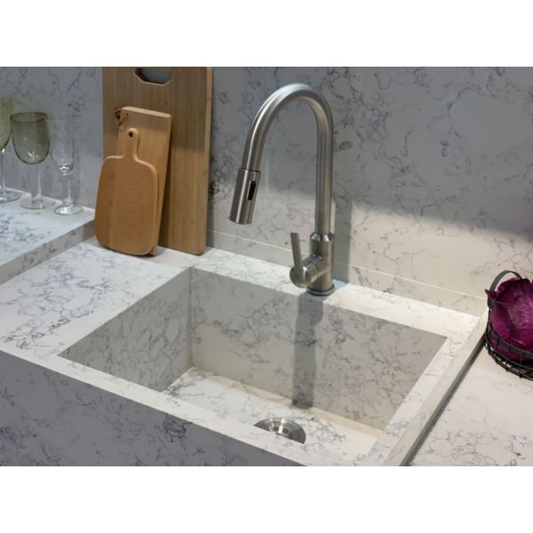 Modern Design Ready to Assemble L Shape Kitchen Cabinet with Eco-Friendly Material