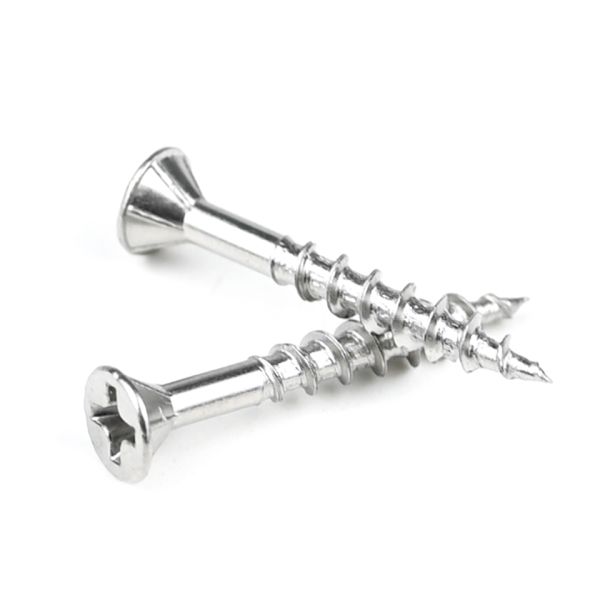 Stainless Steel304 25mm Phillips Flat Head Wood Chipboard Screw for Precise Fastening