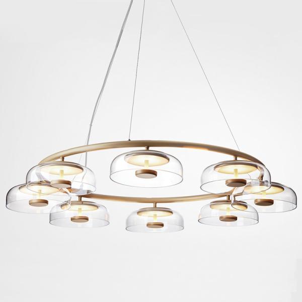 Modern Luxury Living Room Led Chandelier Glass Led Pendant Blossi LED Chandelier(WH-MI-163)