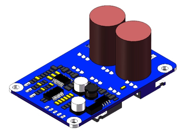 доска водителя Dc 18-50V 500W безщеточная с проводами JYQD-V8.5E-H heatsink и соединителя