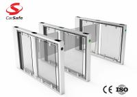 High Strength Flap Barrier Gate Entrance Durable Tempered Glass Swing Door