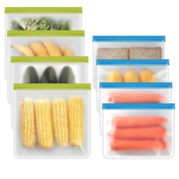 Leakproof PEVA k Packaging Bag Foldable For Fruit 28*27*5cm