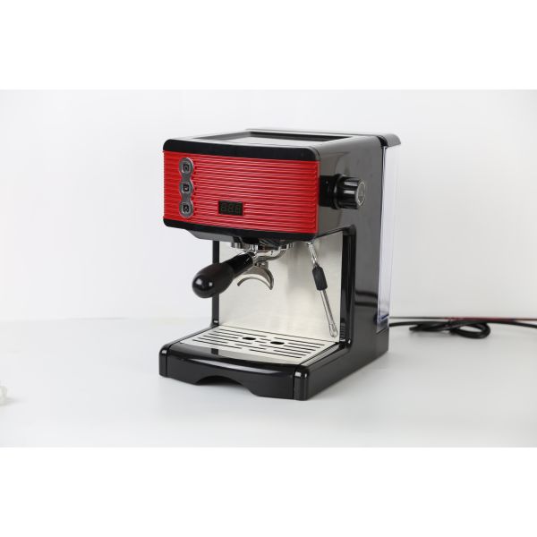 Professional Espresso Coffee Machine Silver Color Plastic 1.7L Capacity Tank 1450W 220V Italy Pressure Pump