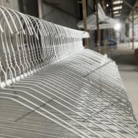 White 14.5guage  Metal Clothes Hanging Wire