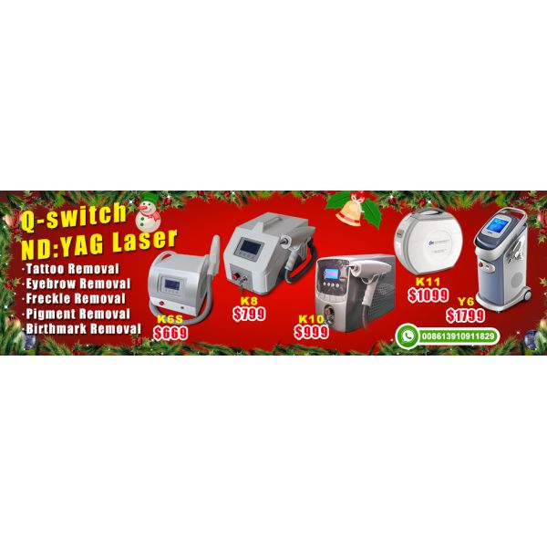 1064nm 532nm Laser Tattoo Removal Machine For Speckle Removal