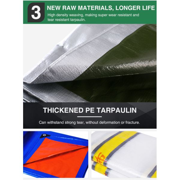 Blue Color PE Tarpaulin Waterproof Awning Cloth Made In CHINA Hot Sale Long Life Tarpulins 1500D Car Cover