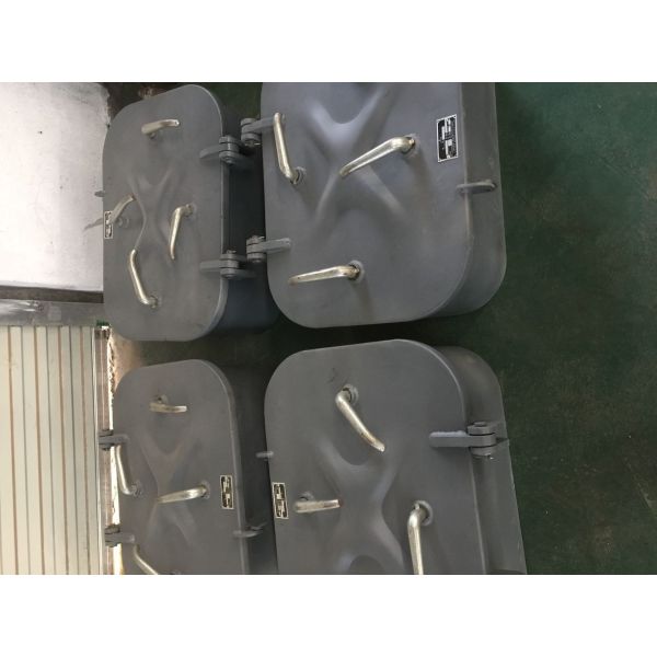 Quick Open Marine Hatch Cover 0.2Mpa Pressure With Central Clip Device