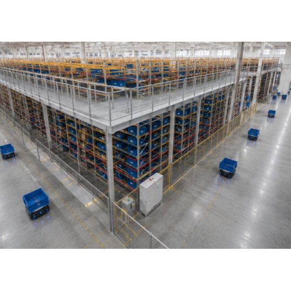 2.5 m/s Automated Bin Stacker Crane for ASRS Storage Applications