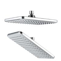 Ducha rectangular grande Ducha de electroplataje de plástico ABS con acabado pulido