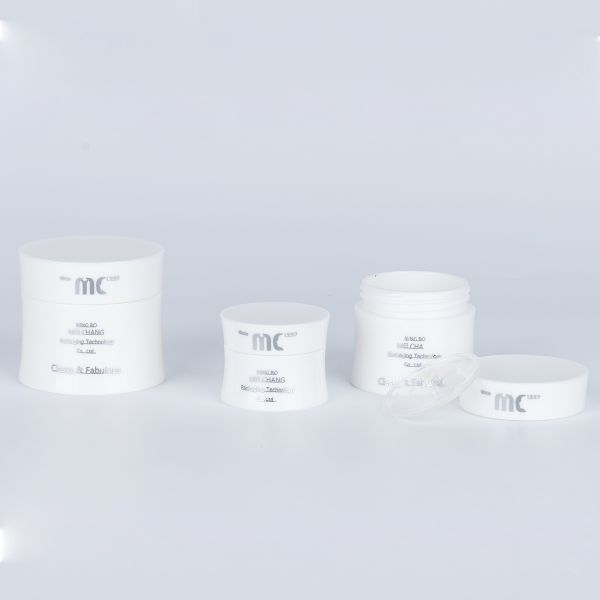 Single-Wall Design 15g 30g 50g Plastic Cosmetic Jar for Eye Serum and Regenerating Cream