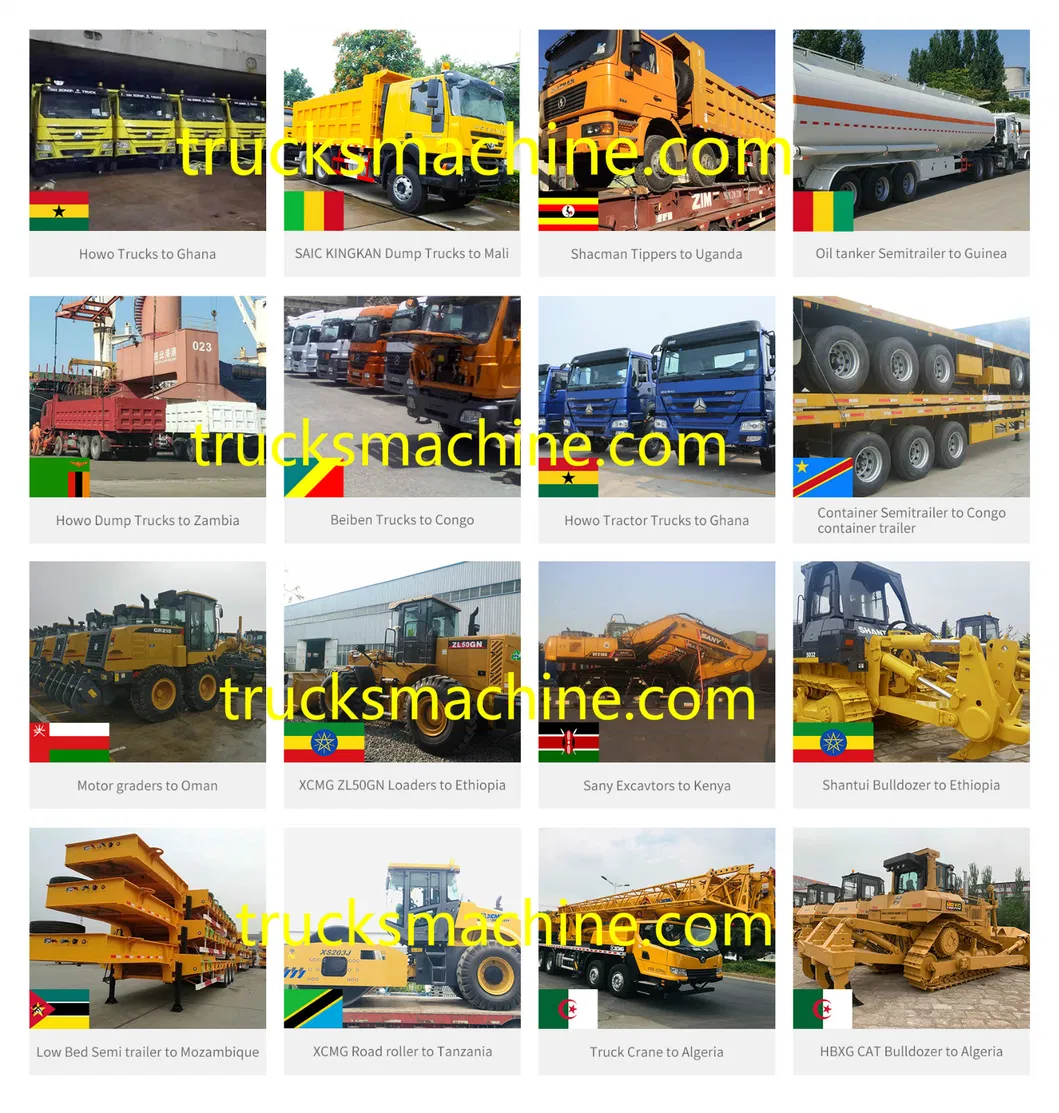 80 Ton 4 Axle Dump Semi Trailer with Hydraulic Front Tipping System