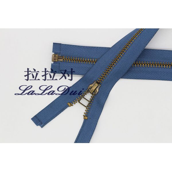 30 Inch Flame Retardant Zippers Aramid Tape , Metal Open Ended Zips For Overalls