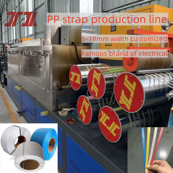 Double Screw PP Strap Making Machine Width Error Within 0.3mm Making Double Color And Sandwich Straps