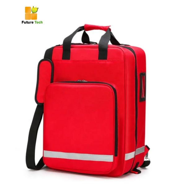 1800D Waterproof Multifunctional First Aid Backpack CE Certified Medical Trolley Bag