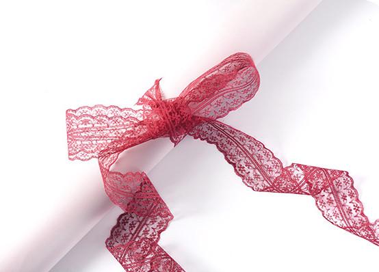 Flower Packaging Material Lace Ribbon Snow Gauze Ribbon Flower Bouquet for Handmade DIY 2.5cm Width