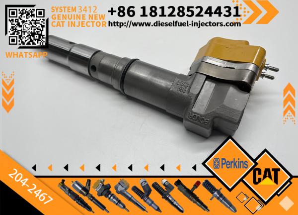 Las partes de las máquinas de construcción 198-6877 204-2467 232-1170 232-1175 Inyector de excavadoras 3412E Motor Inyector de combustible diesel 174-7527