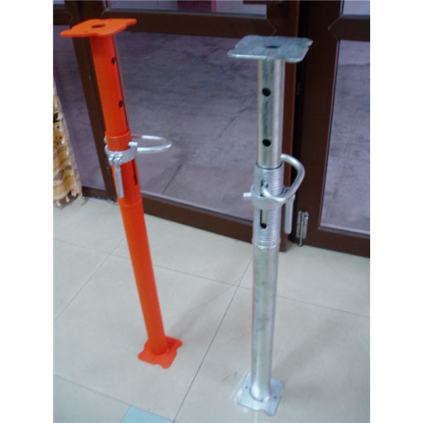 Powder Coated Steel Adjustable Scaffolding Prop Push Pull Props Heavy Duty